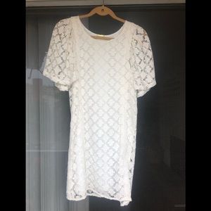 Rebecca Minkoff White Lace Bachelorette MiniDress